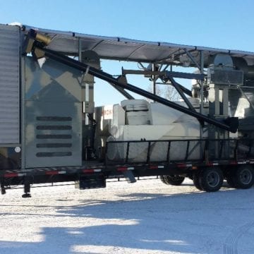 Mobile Grain Cleaner with On Board Weigher