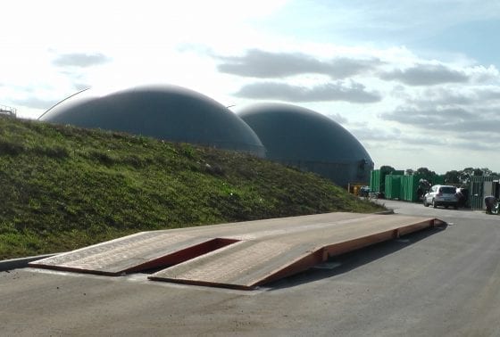 biogas plant surface mounted weighbridge