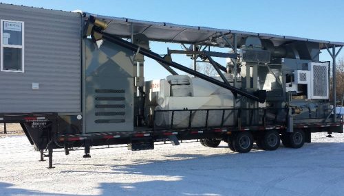Mobile Grain Cleaner with On Board Weigher