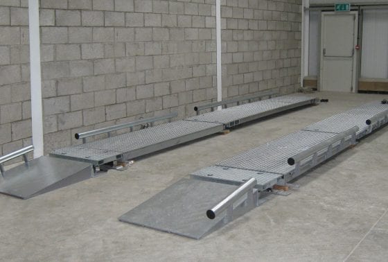 Custom made weigh beams