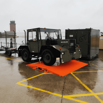 Custom Portable Single Axle Weighbridge supplied for United States Air Force