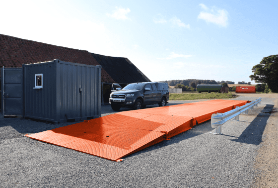 Full Size Weighbridge Installation and Cabin