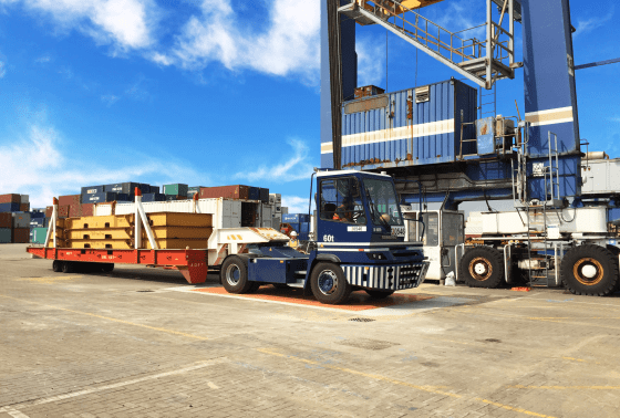 Full Size Weighbridge on Industrial site