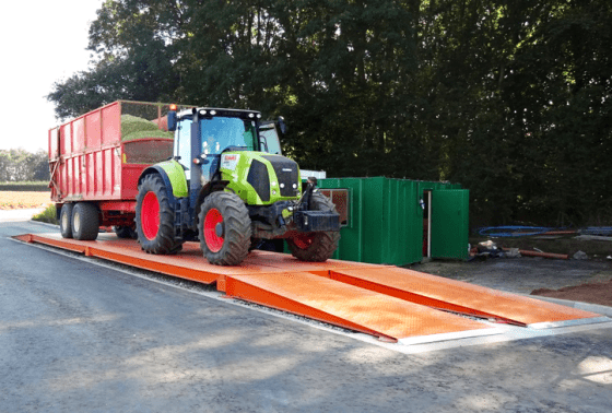 Portable Full Size Weighbridge Installation
