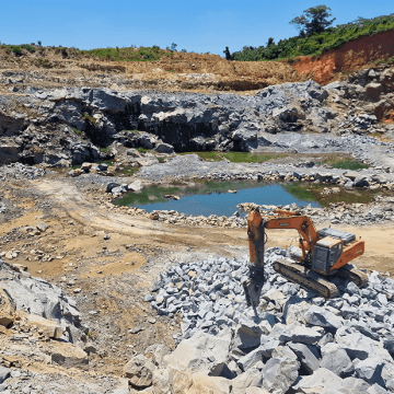 Full Size Weighbridge Installation at a Quarry in Suriname