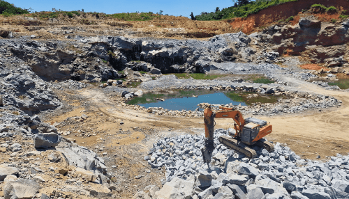 Full Size Weighbridge Installation at a Quarry in Suriname