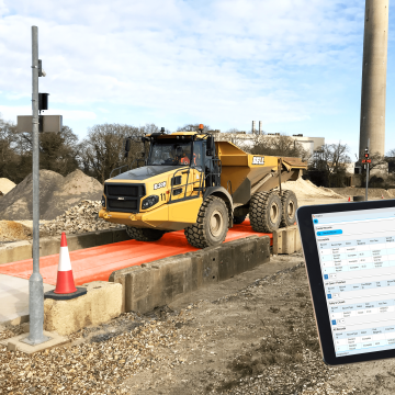 Weighbridge at Mid Hants Quarry