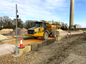 Portable full-size weighbridge